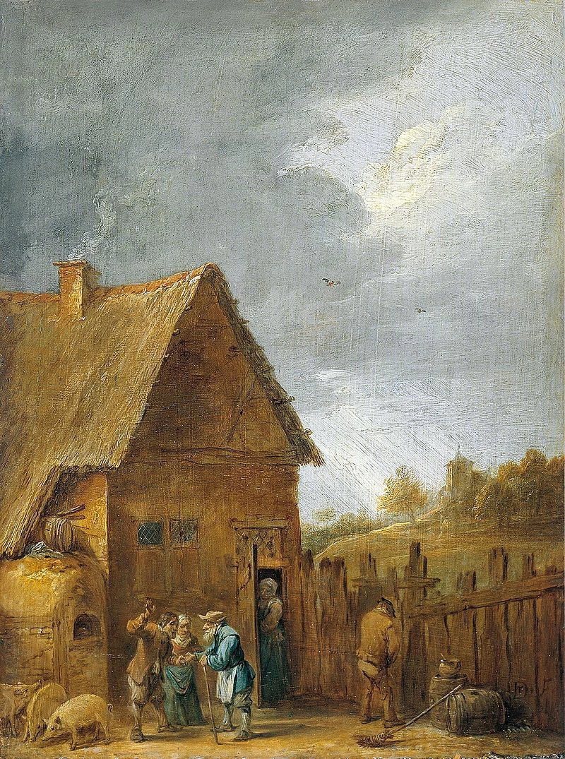 Cortile di una casa contadina - Hermitage Museum